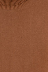 Beige Luxe Knit Turtleneck